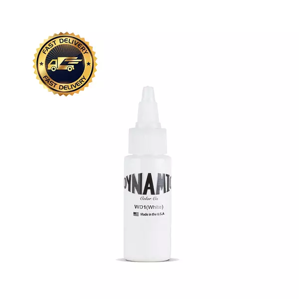 28.4ml Dynamic Blanc Tatouage Encre - Original Bouteille pour Doublure Et Ombre