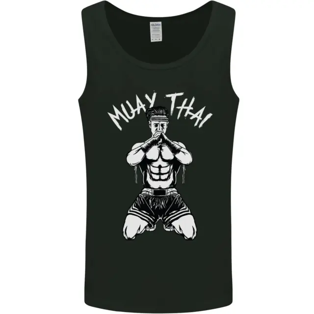Muay Thai Fighter Mixed Martial Arts MMA Mens Vest Tank Top