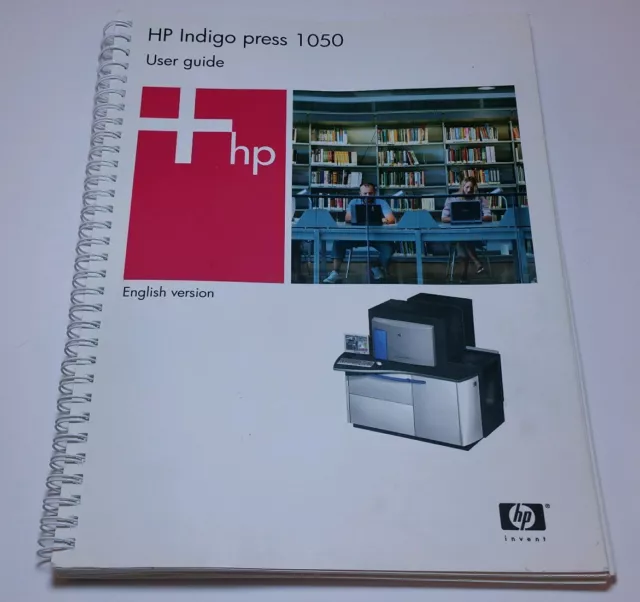 GENUINE HP Indigo Press SERIES 1050 User Guide Users Owners Manual Book Booklet