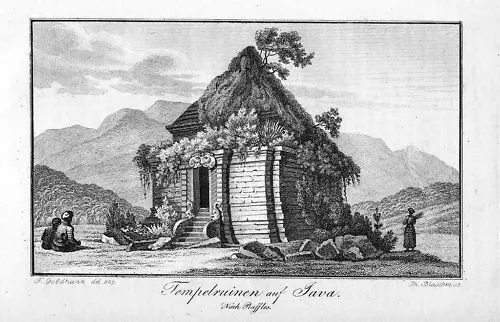 1820 - Java Island Indonesia Original Kupferstich