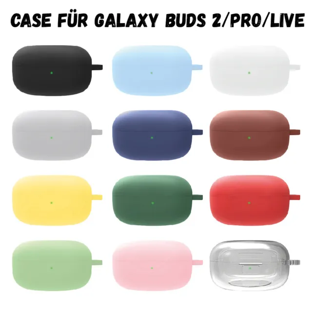 Schutzhülle Case Cover für Samsung Galaxy Buds 2/Pro/LIVE Kopfhörer neu Silikon