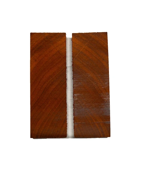 "Libro en blanco cuchillo de madera de corte transversal Padauk a juego 5"" x 1-1/2"" x 3/8"