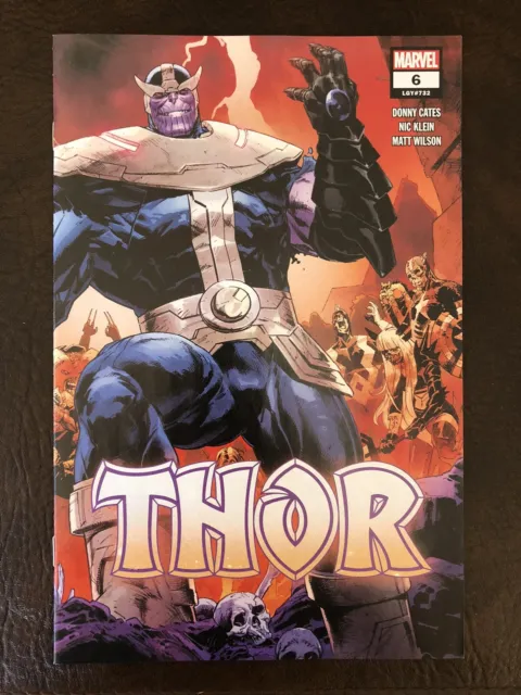 Thor #6 Variant 2Nd Print Ptg Key Issue Klein Cover Thanos Black Winter Cates
