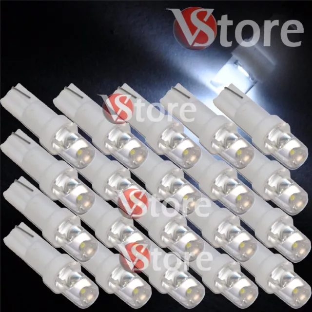 20 LED T5 CONCAVE BIANCO Lampade Luci Lampadine Per Quadro Strumenti e Posizione