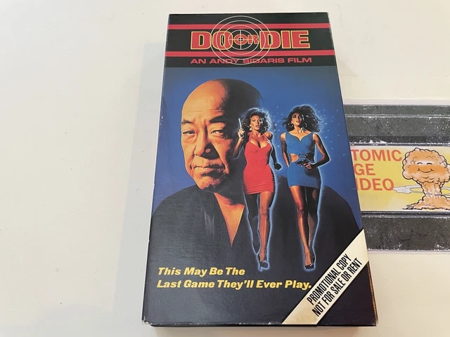 DO OR DIE VHS tape ANDY SIDARIS Rare Screener Amazing Shape $75.00