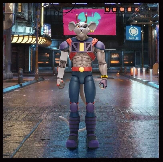 Biker Mice from Mars - Biker Knights Totalizer Throttle Sterzo Il Vendicatore - Galoob GIG