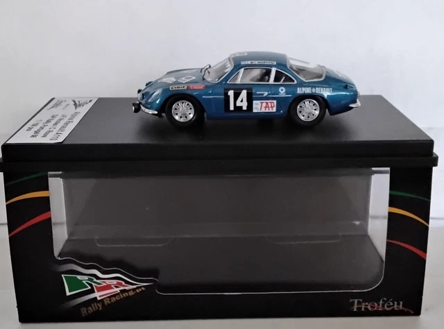 Miniature Alpine Renault A110 1974 - Collection Trofeu, échelle 1:43, Modèle Nicolas Trofeu Ref 821