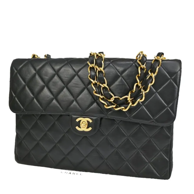 CHANEL Tote Bag Patent leather Black CC 230913N