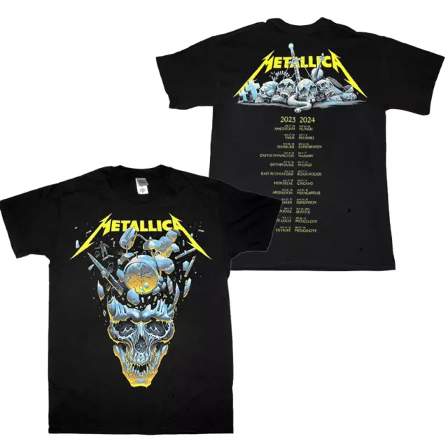METALLICA BAND SHIRT Metallica tour 2023-2024 TEE Black Tshirt ...
