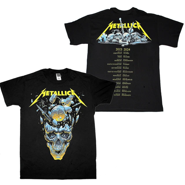 METALLICA BAND SHIRT Metallica tour 20232024 TEE Black Tshirt