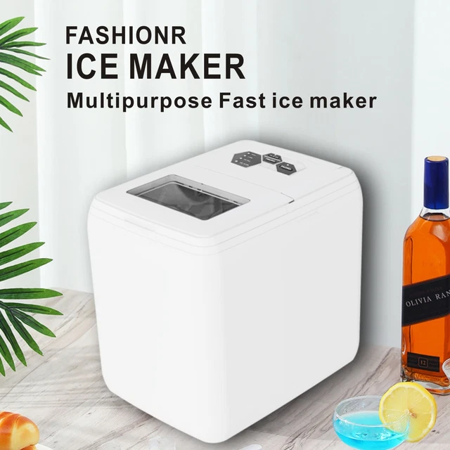 44LBS Portable Ice Maker Home Use Outdoor Use Party Cocktail Bar Camping Beach