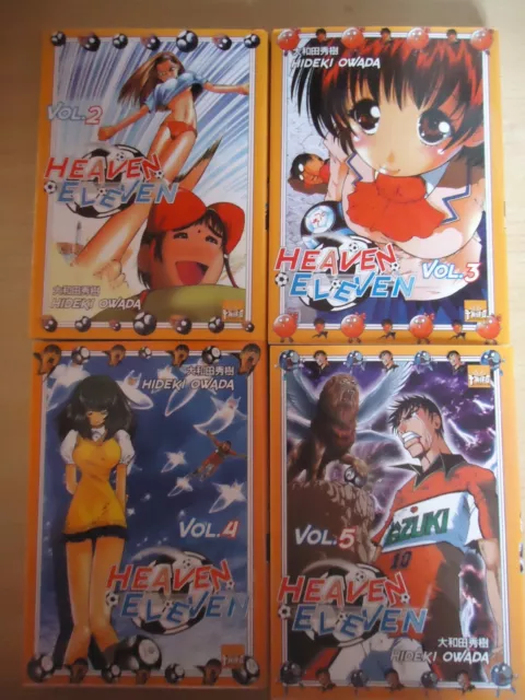 // NEUF LOT ** Heaven Eleven ** 2 3 4 5 -4 tomes foot no INTEGRALE MANGA COMPLET