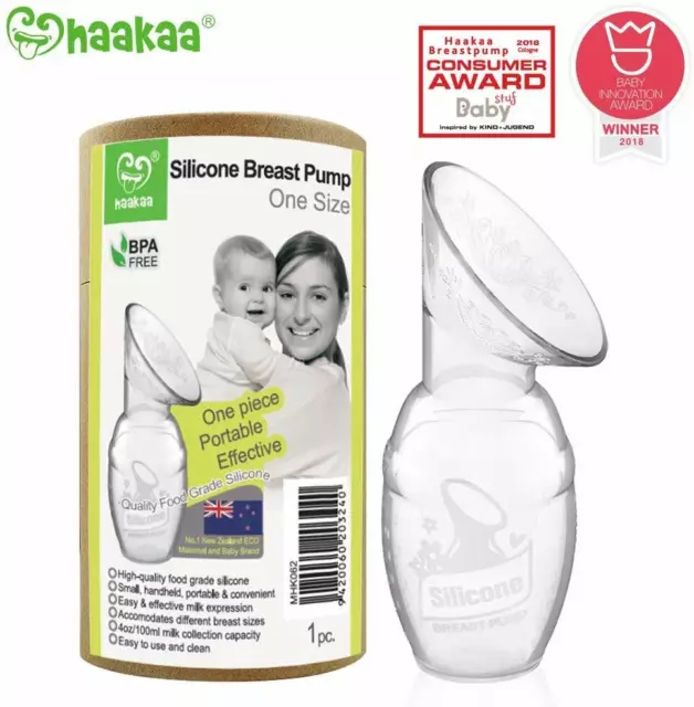 Haakaa Silicone Breastfeeding Manual Breast Pump Milk Pump (BPA FREE)