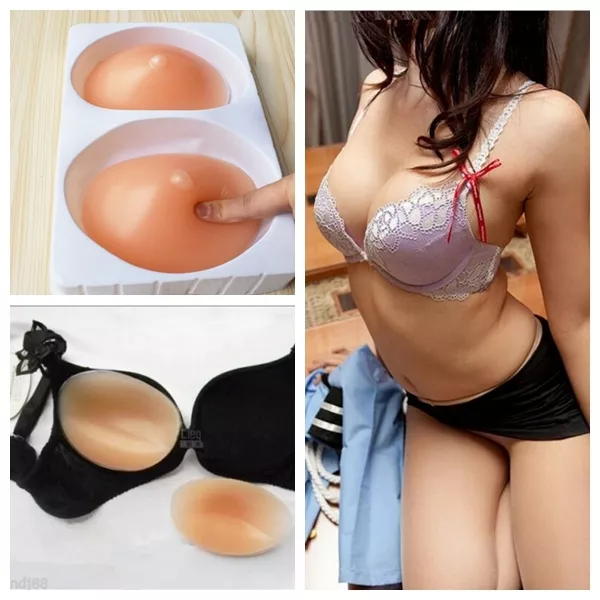 BIG CHEST SILICONE Bra Inserts/ breast pad /fake breasts /Stealth