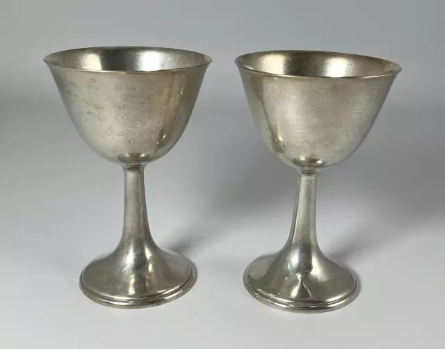 Set of 2 Lord Saybrook International Cocktail Cup #P697 Sterling Silver Lot VTG