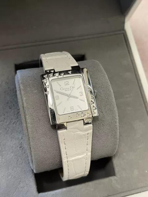 Genuine Christian Dior Riva Diamond Watch