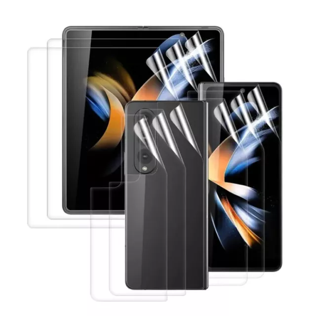 Film Hydrogel Protection Avant + Arrière + Intérieur Samsung Galaxy Z Fold 3 4
