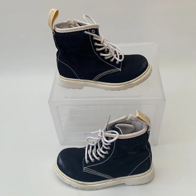 Stivali da bambino Dr. Martens Brooklee taglia UK 9 EUR 27 blu navy - buone condizioni