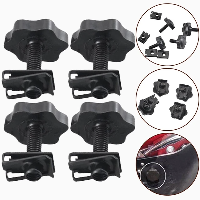 Leva Di Chiusura Per Borse Sella Harley Davidson Touring 2014-2022, Alluminio Anodizzato, Kit Completo Con Viti E Rondelle