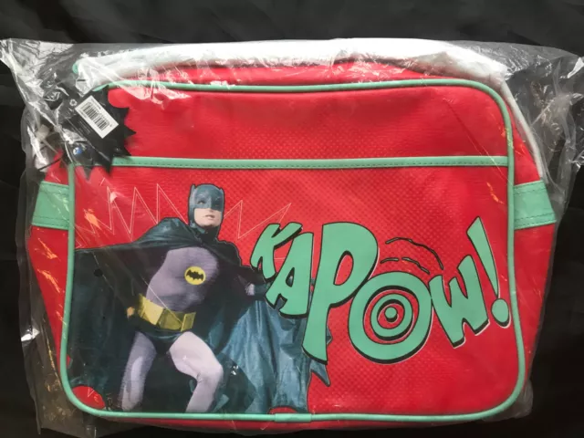 Batman Tv Series Red Kapow Retro Shoulder/Messenger Bag Half Moon Bay