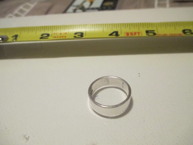 Taxco Sterling Silver Band Ring, Size 7 3/4