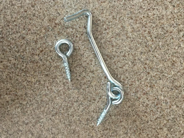 ONE Everbilt 4" Hook & Eye - Zinc Plated Steel