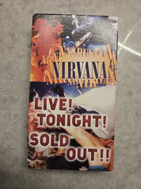 NIRVANA - LIVE Tonight Sold Out (VHS, 2000) $10.99 - PicClick CA