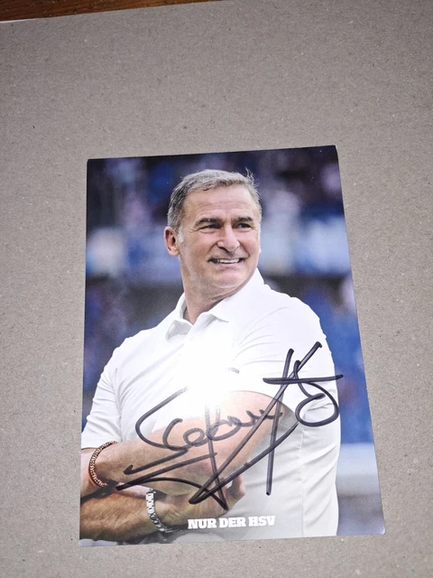 Stefan Dinauer Carte Autographe Signée - Blau Weiss 90 Berlin (Original)