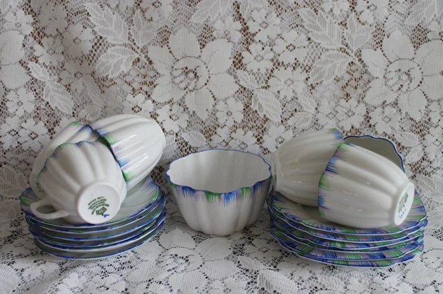 VINTAGE MELBA BONE china tea set PicClick UK