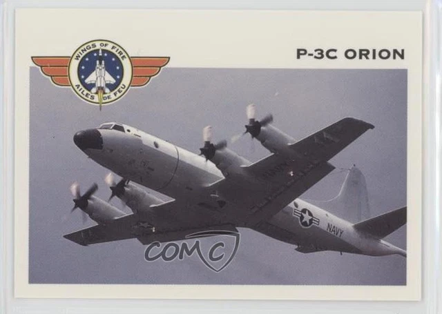 1991 Action/Panini Wings of Fire P-3C Orion #27 0s5