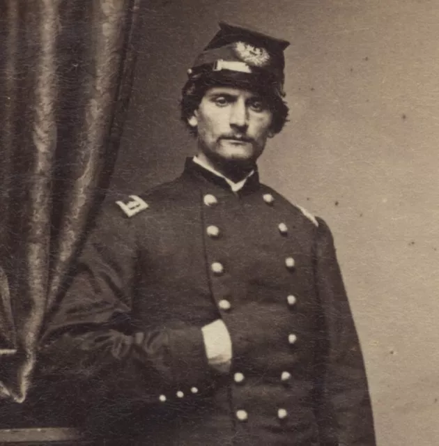 Cdv Portrait Of Civil War Major In Uniform By Matthew Brady