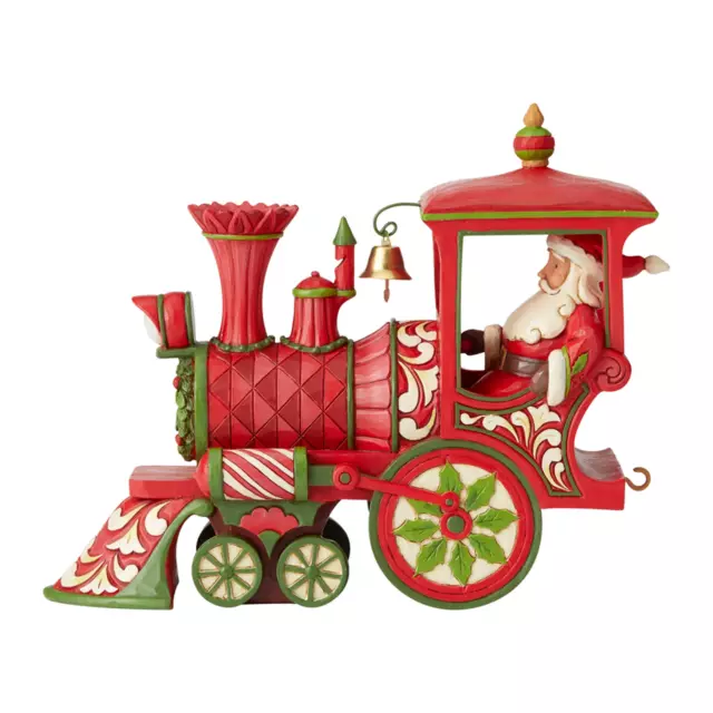 Jim Shore 6005691 On Track For Good Tidings - Christmas Train Engine 2020 NEW