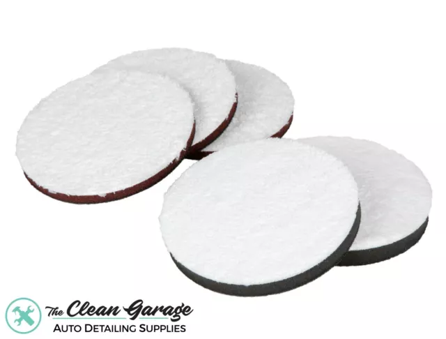 6" Meguiar's DA Microfiber Polishing Pad Kit - 3 Cutting 2 Finishing Pads