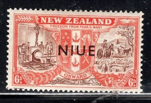 British Niue  New Zealand Stamps Overprint  Mint Hinged   Lot 1196Ah
