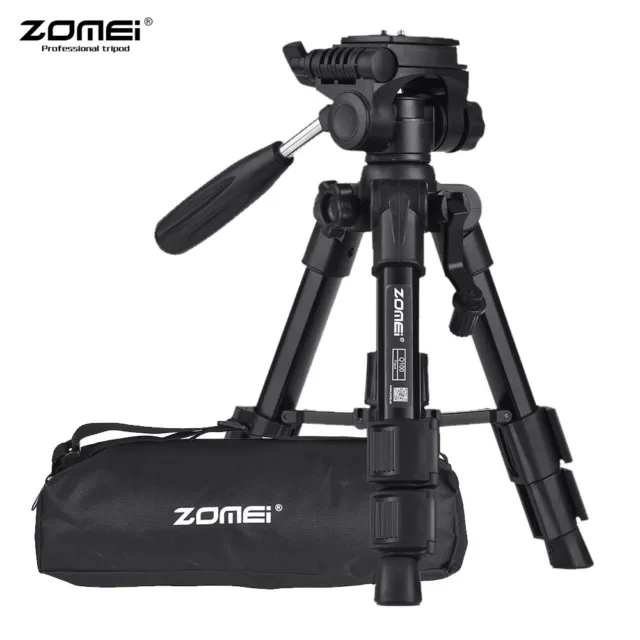 ZOMEI Q100 20" Lightweight Travel  Tabletop Tripod For Canon DSLR HOT I5M5