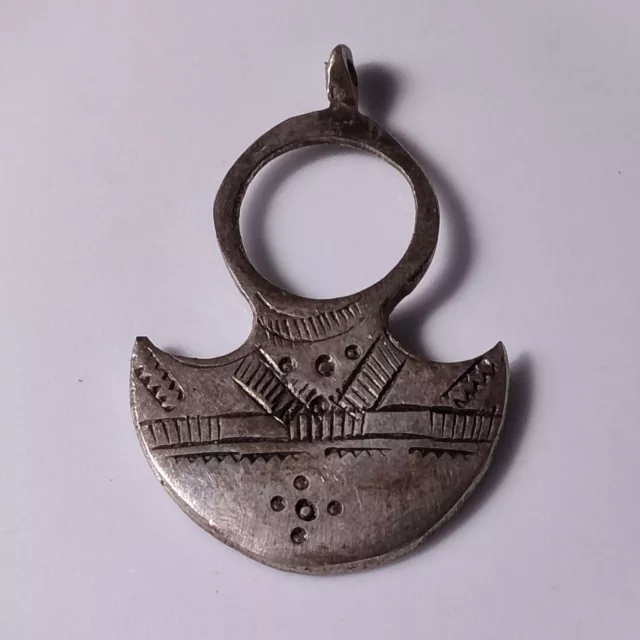 Very Rare Ancient Silver Viking Amulet Pendant Authentic Artifact 3
