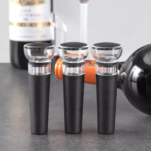 Champagne Vacuum Wine Bottle Freshen Stopper Preserver Air Pump Sealer PlFE