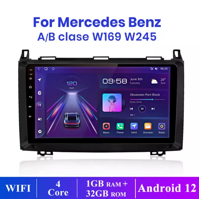 FOR MERCEDES BENZ A/B-Class W906 Viano Android 12.0 Car Radio GPS