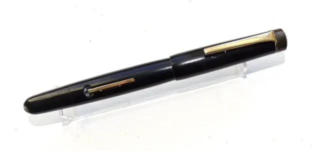 Vintage "OXONIAN"(Ryman) Fountain Pen, Black GT, Gold Nib, VGC