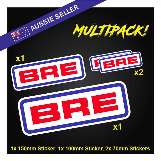 BRE 4-PACK STICKERS - Peter Brock Racing Datsun 510 Bluebird Hot Wheels ...