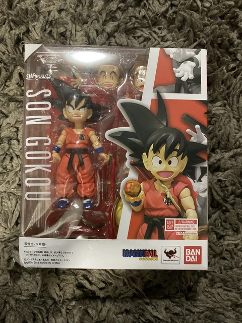 S.H. Figuarts Dragon Ball Z Kid Son Goku Action Figure Bandai Japan New!
