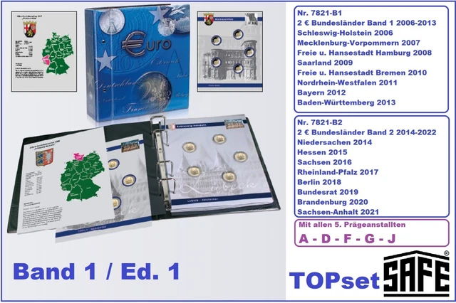 Classeur Pieces De Monnaie Safe 7822 B3 Classeur Monnaie 2 Euro Sans Capsule 2018-2021 | FindTheDeal Album Transparent Conservation Pièces