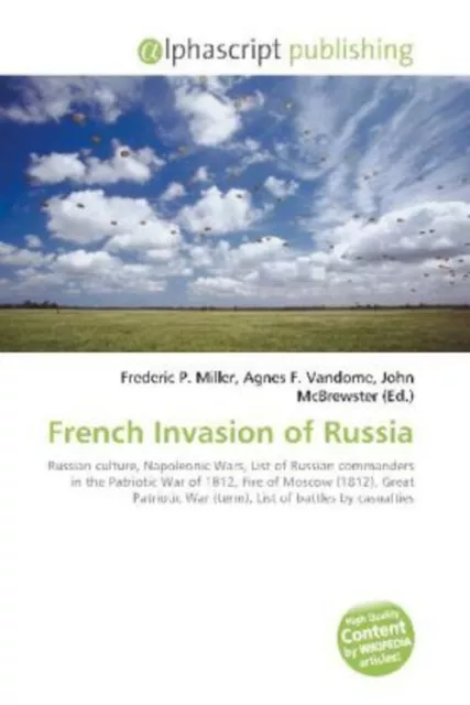 French Invasion of Russia Frederic P. Miller (u. a.) Taschenbuch Englisch