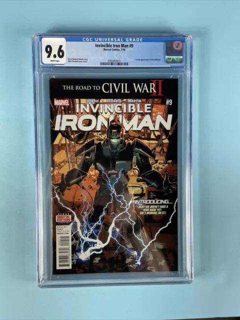 Invincible Iron Man #9 CGC 9.6  2016