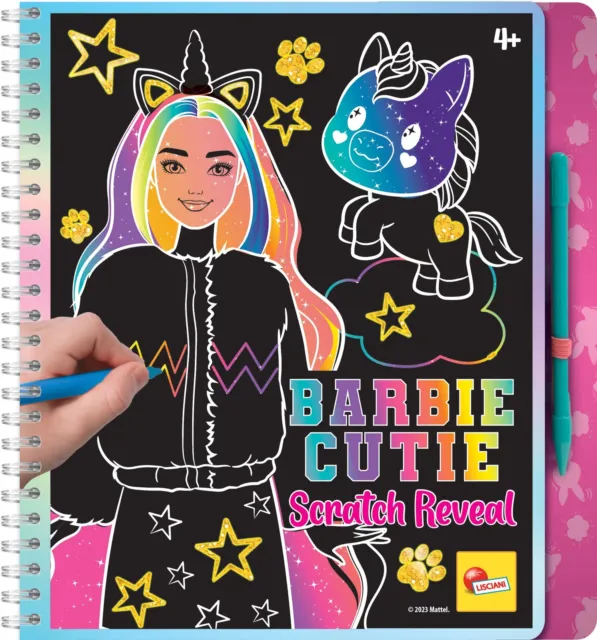Liscianigiochi 12433 Barbie Sketchbook Cutie Scratch Reveal