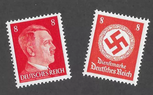 PF08  Adolf Hitler & WWII Germany  MNH postage stamp set 1942 Third Reich era