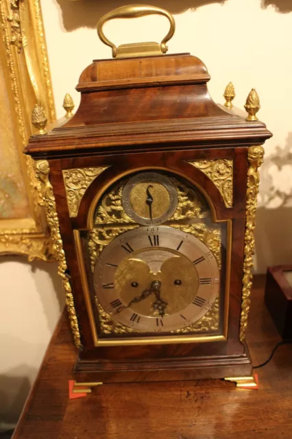 George III Verge Twin Fusee repeater Bracket Clock By David Rivers London 1765 2