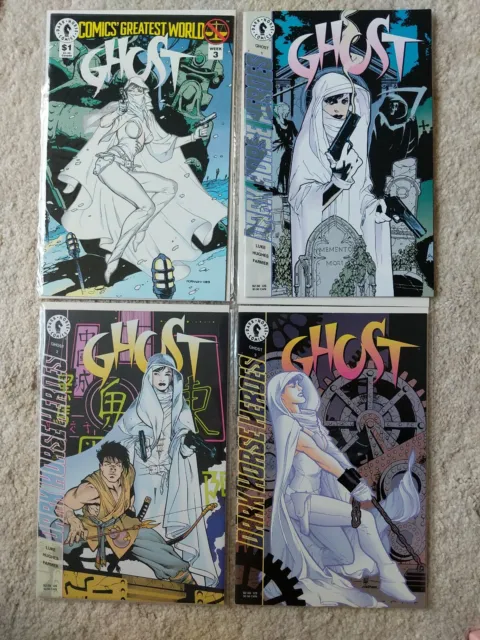 Ghost #1-3, Comics' Greatest World Week #3 With Adam Hughes Art