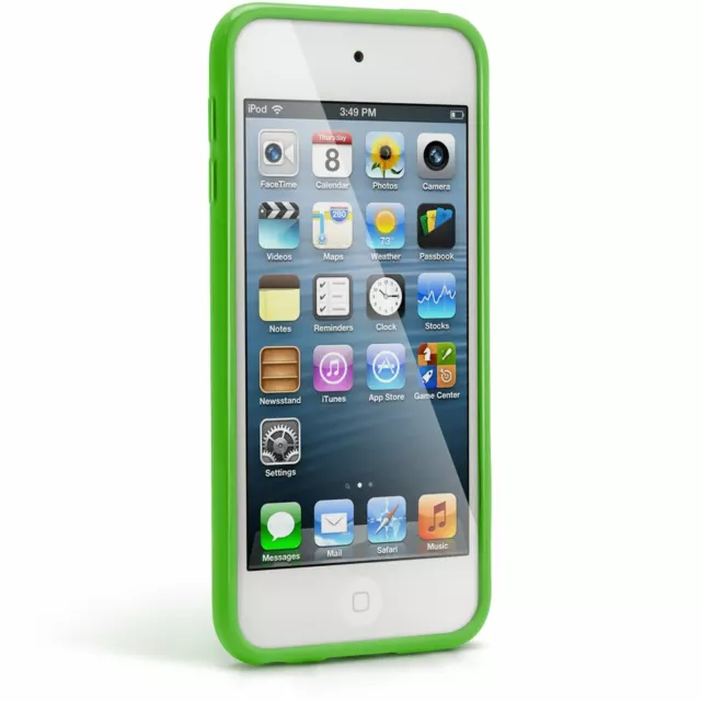 TPU Gel Case Suitable for Apple iPod Touch 5th 6th 7th Gen Green