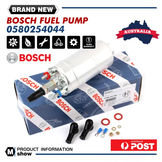 OEM BOSCH 300LPH Universal External Inline Fuel Pump 0580254044 044 Safe